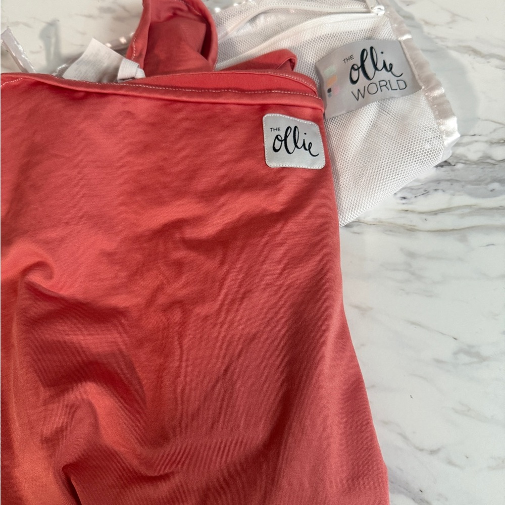 The Ollie Coral Swaddle